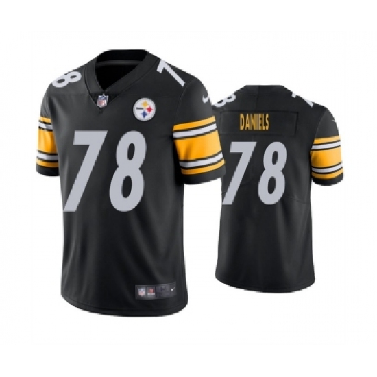 Men's Pittsburgh Steelers #78 James Daniels Black Vapor Untouchable Limited Stitched Jersey - Ujersey