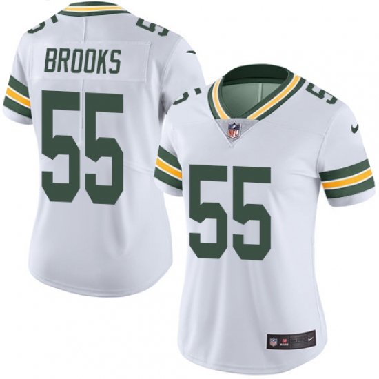 Women's Nike Green Bay Packers #55 Ahmad Brooks White Vapor Untouchable Limited Player NFL Jersey - Ujersey