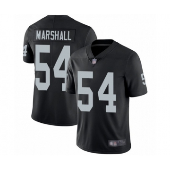 Youth Oakland Raiders #54 Brandon Marshall Black Team Color Vapor Untouchable Elite Player Football Jersey