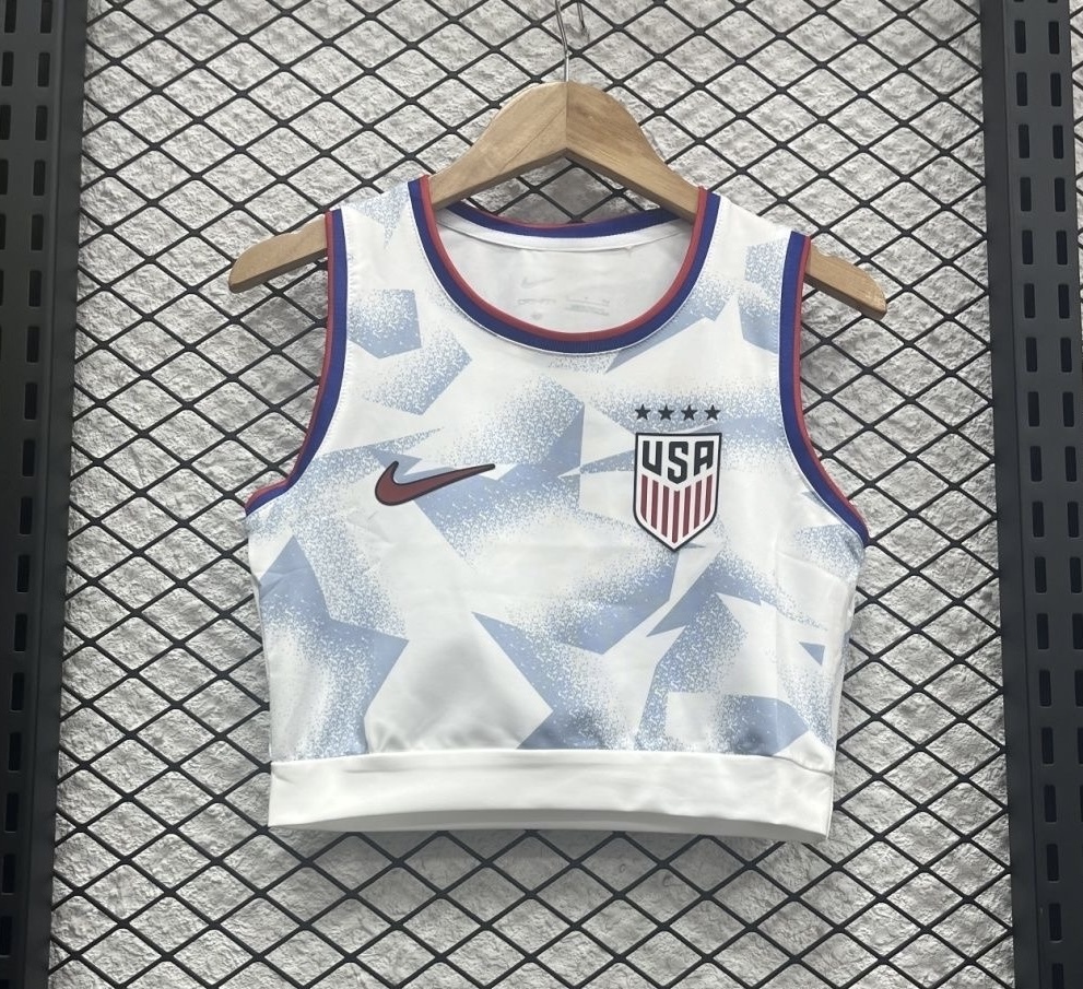 USA Soccer Jersey Home Women's Vest 2025 - Ujersey NHL