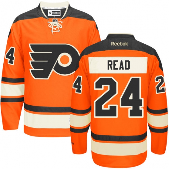 Women's Reebok Philadelphia Flyers #24 Matt Read Authentic Orange New Third NHL Jersey - Ujersey