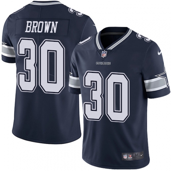 Men's Nike Dallas Cowboys #30 Anthony Brown Navy Blue Team Color Vapor Untouchable Limited Player NFL Jersey - Ujersey