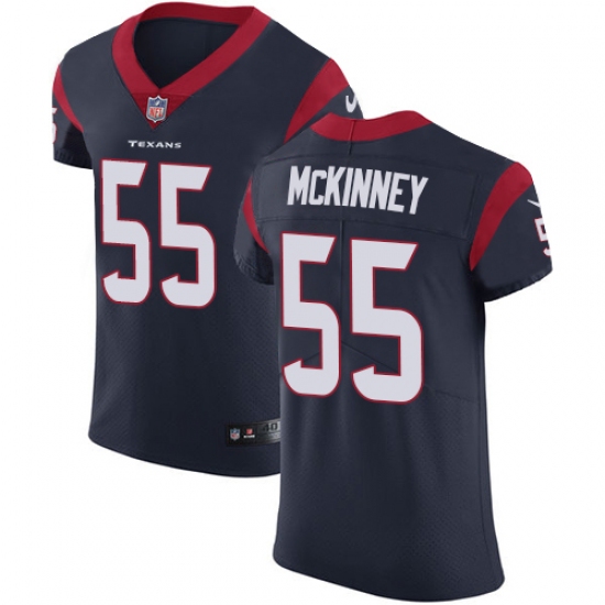 Men's Nike Houston Texans #55 Benardrick McKinney Navy Blue Team Color Vapor Untouchable Elite Player NFL Jersey - Ujersey