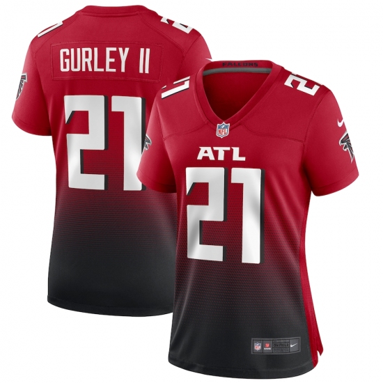 Women's Atlanta Falcons #21 Todd Gurley II Nike Red 2nd Alternate Game Jersey - Ujersey