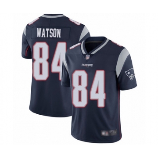 Youth New England Patriots #84 Benjamin Watson Navy Blue Team Color Vapor Untouchable Limited Player Football Jersey - Ujersey