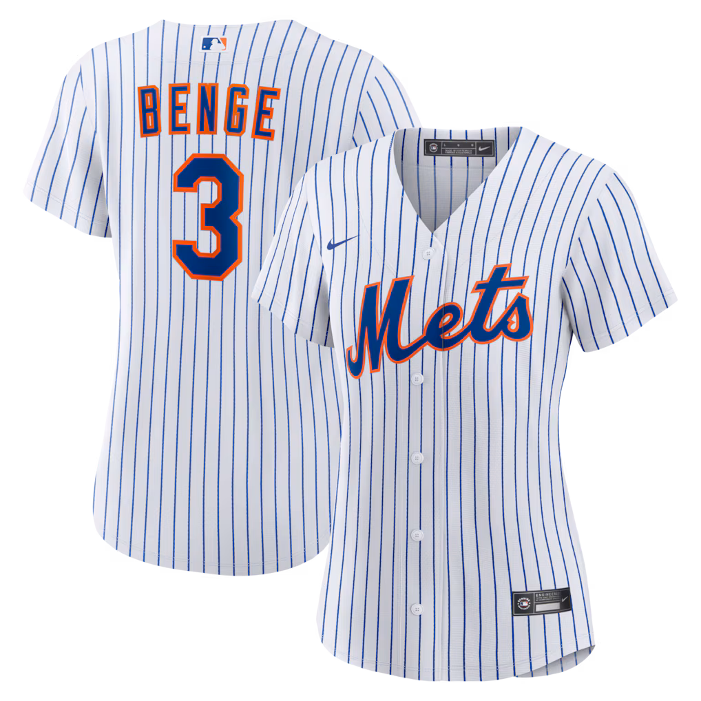 Women's New York Mets Carson Benge Nike White Home Replica Jersey - Vujersey Los Angeles Rams