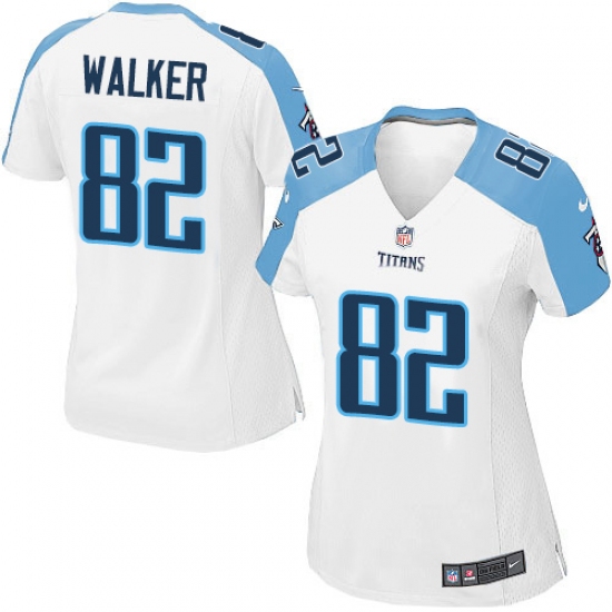 Women's Nike Tennessee Titans #82 Delanie Walker Game White NFL Jersey - Ujersey