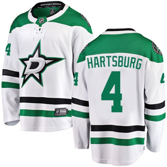 Men's Dallas Stars #4 Craig Hartsburg Fanatics Branded White Away Breakaway NHL Jersey - Ujersey