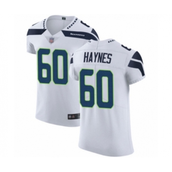 Men's Seattle Seahawks #60 Phil Haynes White Vapor Untouchable Elite Player Football Jersey - Ujersey