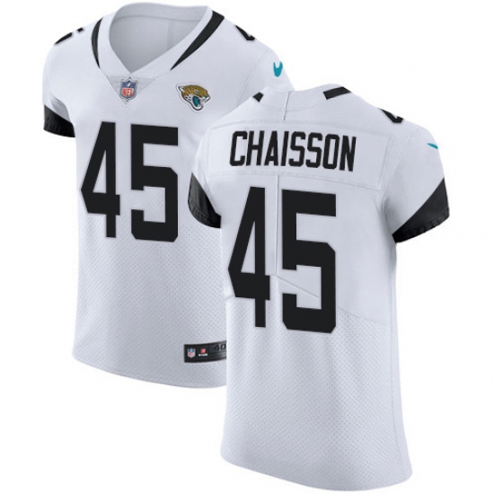 Men's Jacksonville Jaguars #45 K'Lavon Chaisson White Stitched NFL New Elite Jersey - Ujersey