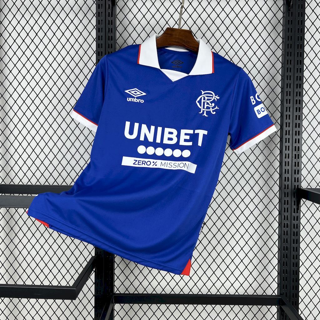 Rangers FC Soccer Jersey Home Custom Shirt 2025/26 - ujerseystore