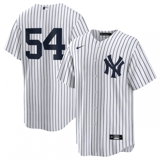 Men's New York Yankees #54 Max Fried White 2024 Cool Base Stitched Baseball Jersey - Ujersey