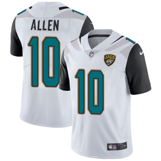 Men's Nike Jacksonville Jaguars #10 Brandon Allen White Vapor Untouchable Limited Player NFL Jersey - Ujersey