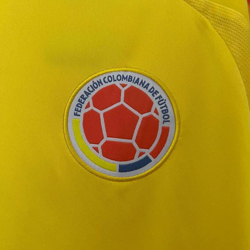 Colombia Soccer Jersey Home Custom Shirt Copa America 2024 - Ujersey