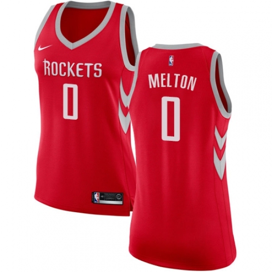 Women's Nike Houston Rockets #0 De'Anthony Melton Swingman Red NBA Jersey - Icon Edition - Ujersey