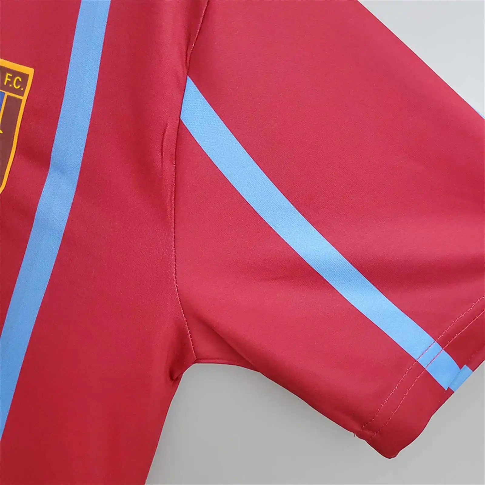 Aston Villa Retro Football Jersey Home Custom Shirt 1993-95 - ujerseystore