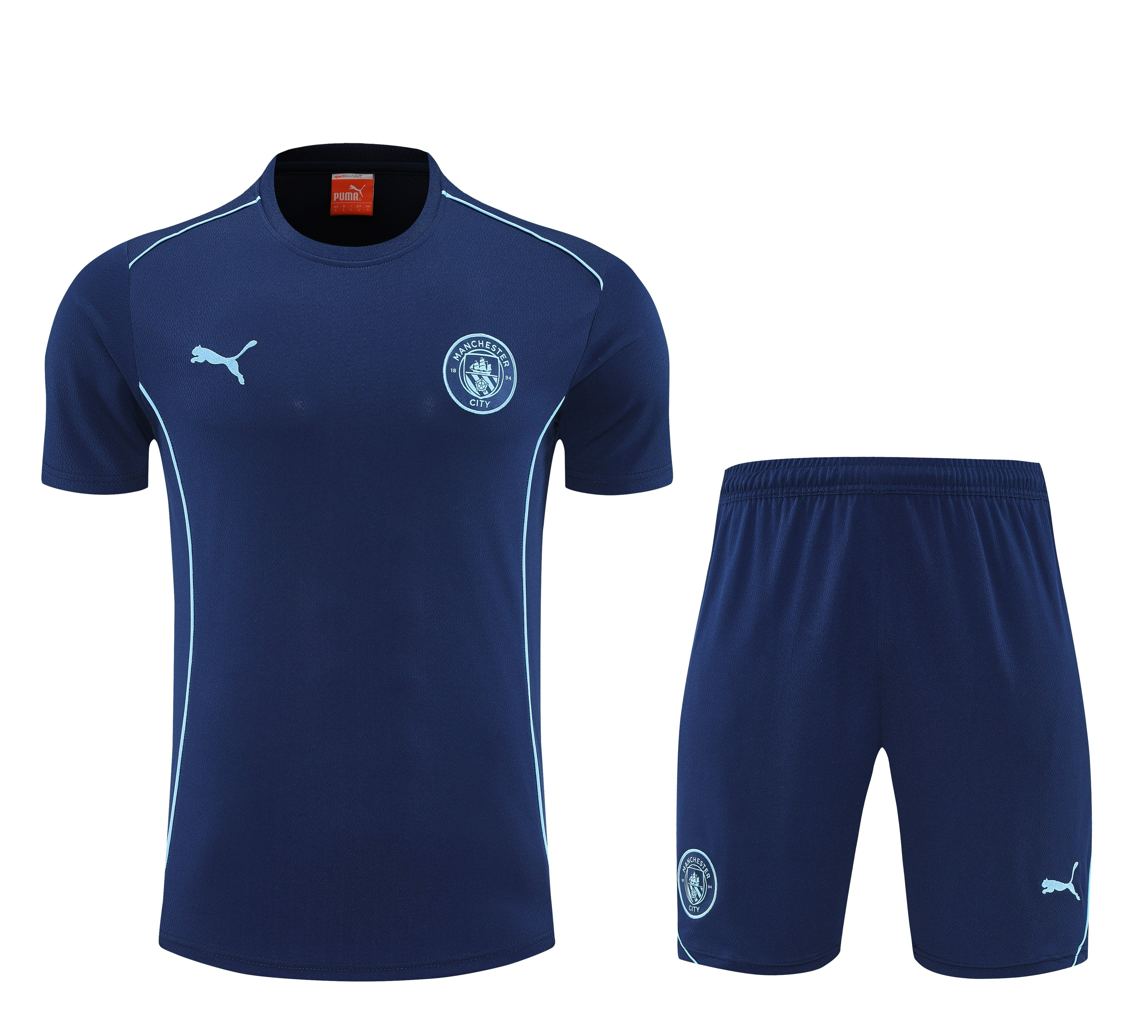 Manchester City Training Jersey Kit Navy 2025/26 - Ujersey NHL