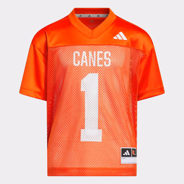 Youth adidas Orange Miami Hurricanes Tailgate Jersey - Ujersey