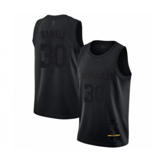 Men's Los Angeles Lakers #30 Troy Daniels Swingman Black MVP Basketball Jersey