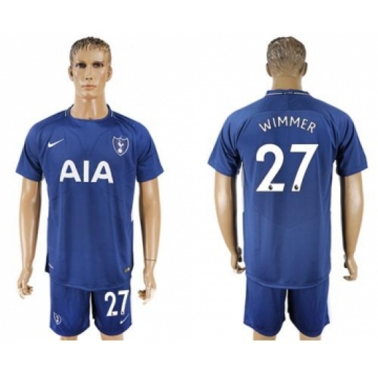 Tottenham Hotspur #27 Wimmer Away Soccer Club Jersey