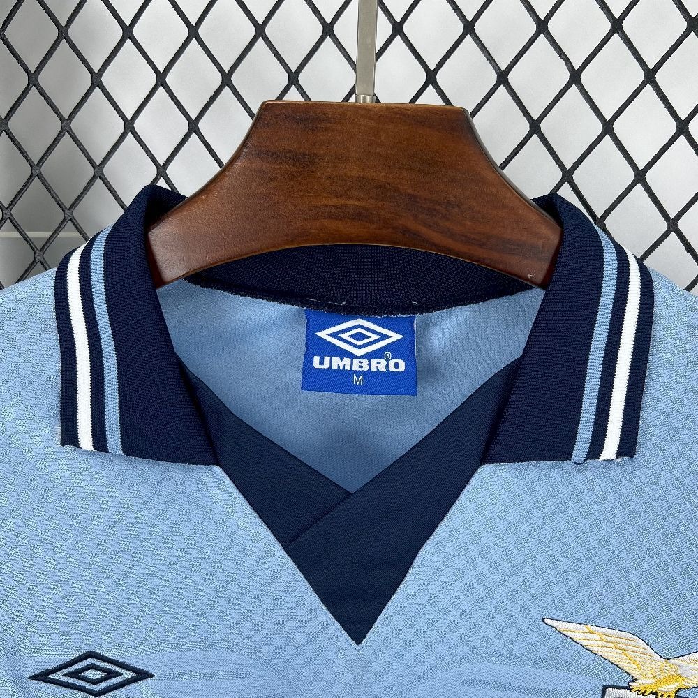 Lazio Retro Soccer Jersey Home Custom Shirt 1996-97 - ujerseystore