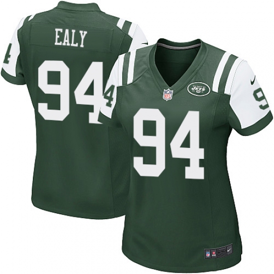 Women's Nike New York Jets #94 Kony Ealy Game Green Team Color NFL Jersey - Ujersey