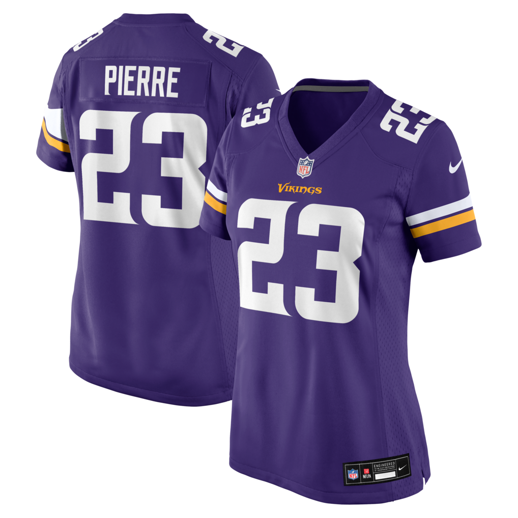 Women's Minnesota Vikings James Pierre Nike Purple Team Game Jersey - ujerseystore
