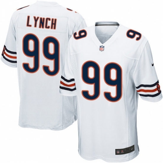 Men's Nike Chicago Bears #99 Aaron Lynch Game White NFL Jersey - Ujersey
