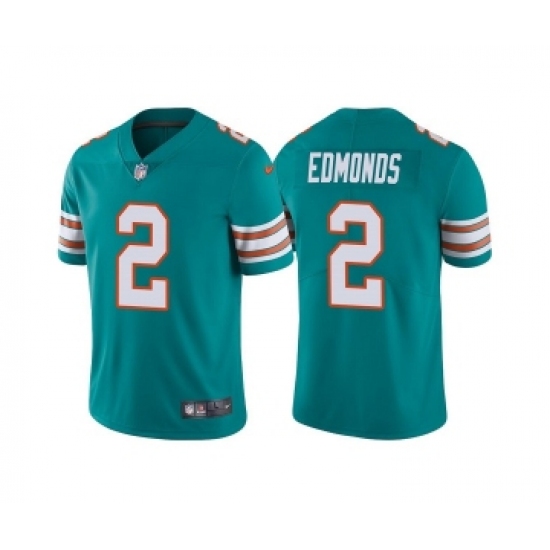 Men's Miami Dolphins #2 Chase Edmonds Aqua Color Rush Limited Stitched Football Jersey - Ujersey