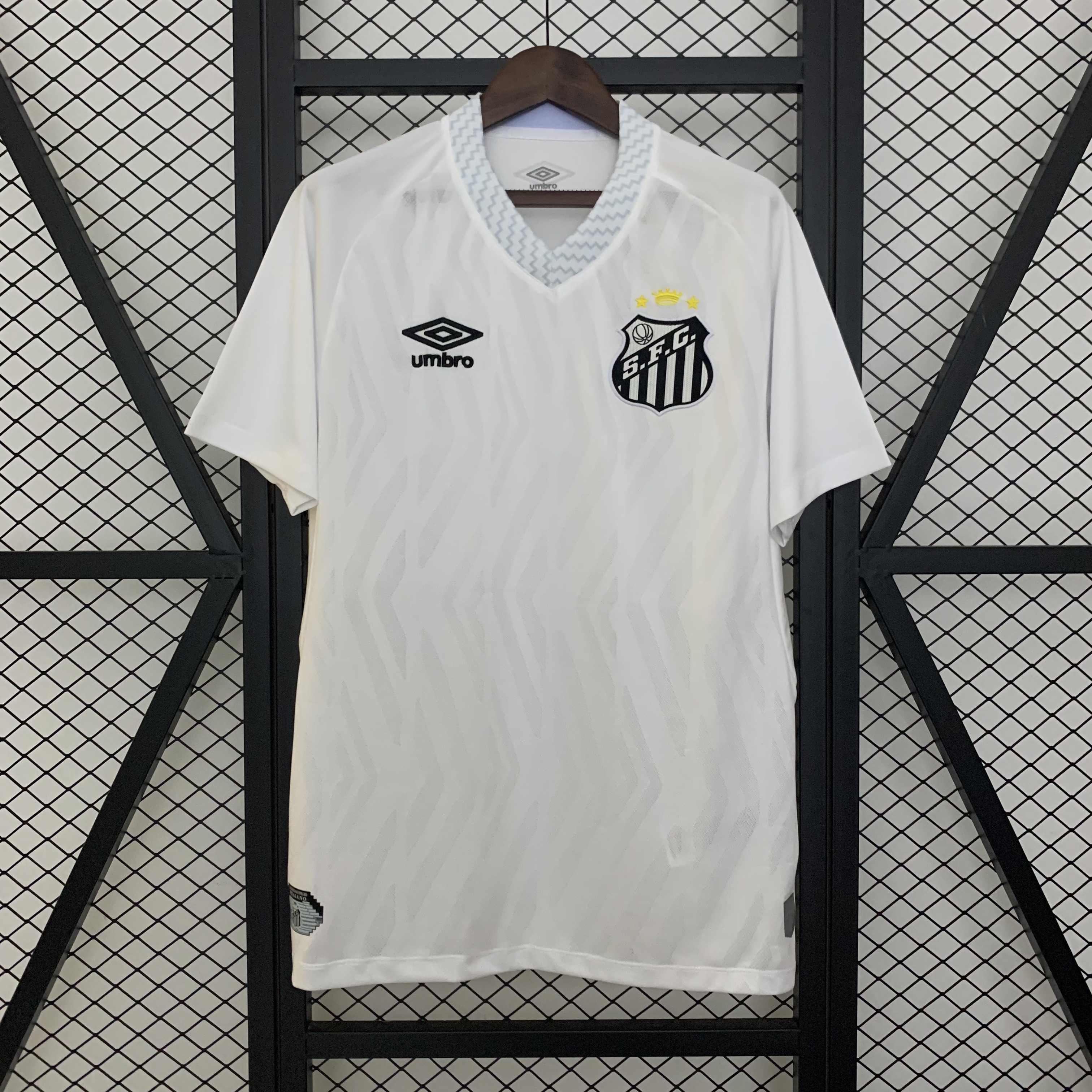 Santos FC Soccer Jersey Home Custom Shirt 2025 - ujerseystore