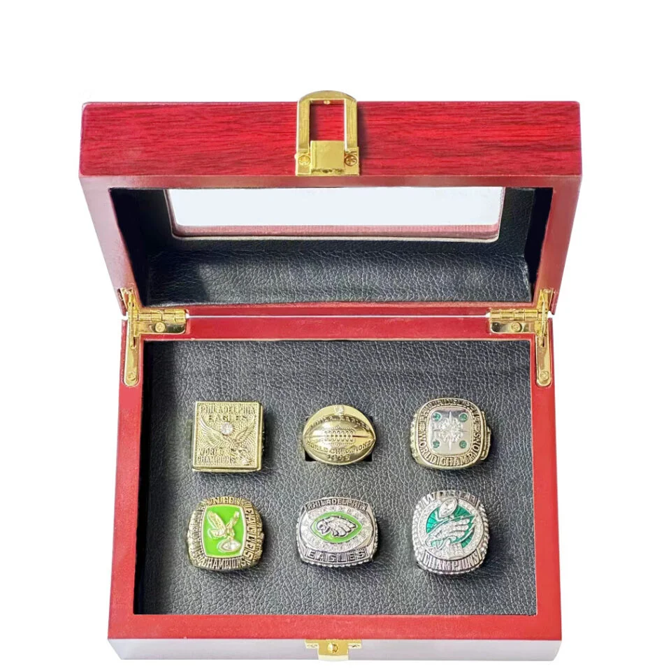 Philadelphia Eagles Super Bowl 6 Ring Championship Collection - Ujersey