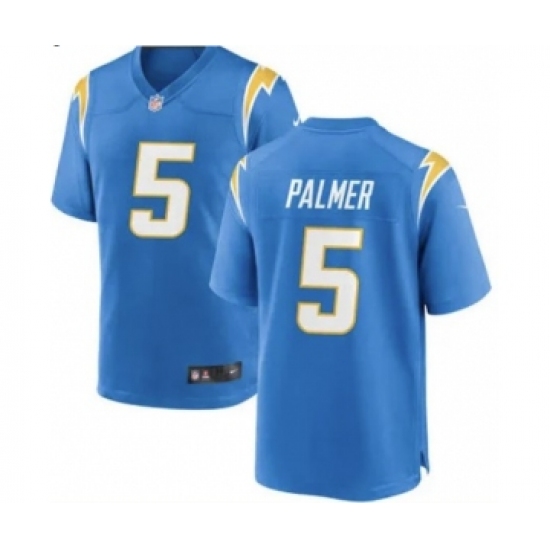 Men's Los Angeles Chargers #5 Josh Palmer Blue Vapor Untouchable Limited Stitched Jersey - Ujersey