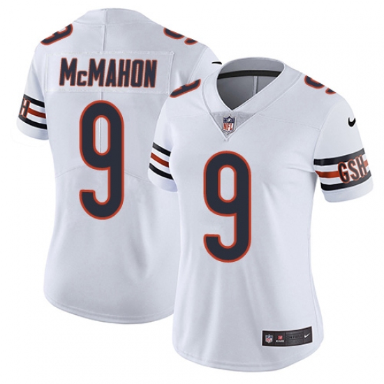 Women's Nike Chicago Bears #9 Jim McMahon White Vapor Untouchable Limited Player NFL Jersey - Ujersey