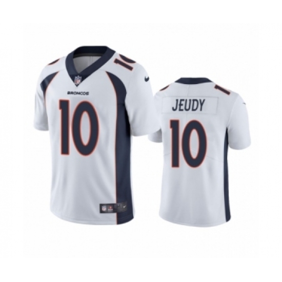 Denver Broncos #10 Jerry Jeudy White 2020 NFL Draft Vapor Limited Jersey - Ujersey