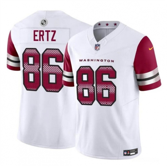 Youth Washington Commanders #86 Zach Ertz White 2023 F.U.S.E. Vapor Limited Stitched Football Jersey - Ujersey