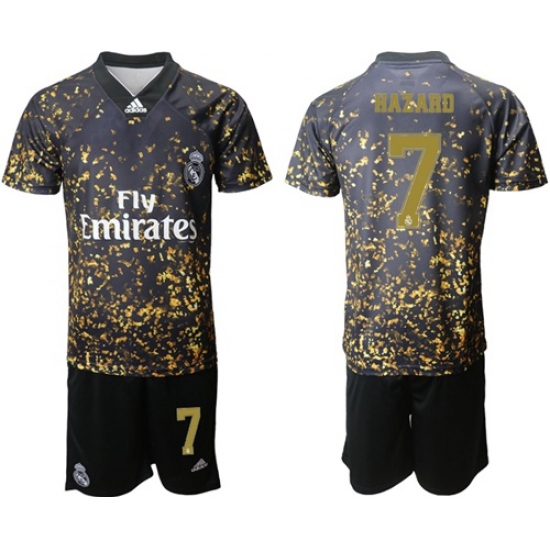 Real Madrid #7 Hazard Camo Soccer Club Jersey