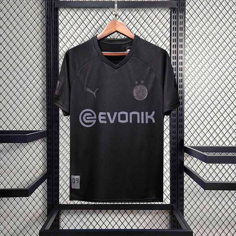 Borussia Dortmund Retro Jersey Black Soccer Shirt 2019/2000 - U-jersey