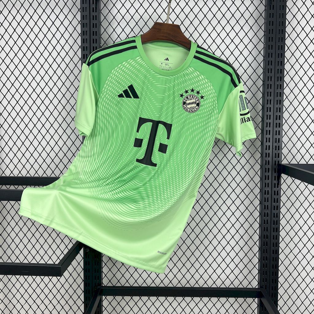 Bayern Munich Soccer Jersey Green Goalkeeper Shirt 2025/26 - Ujersey NHL