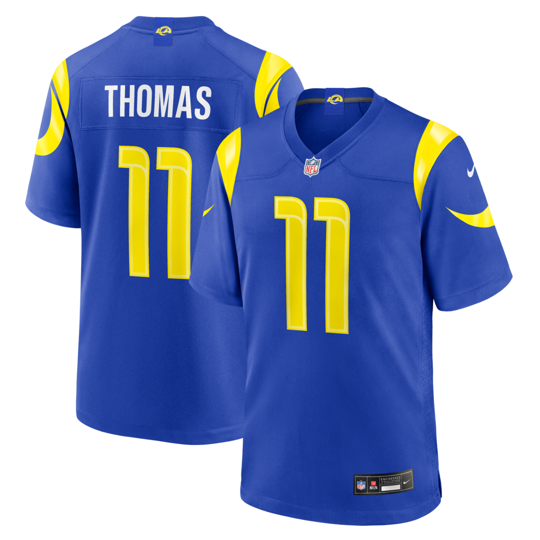 Men's Los Angeles Rams Keir Thomas Nike Royal Team Game Jersey - Ujersey