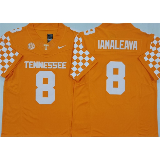 Men's Tennessee Volunteers #8 Nico Iamaleava Orange F.U.S.E. Stitched Jersey - Ujersey