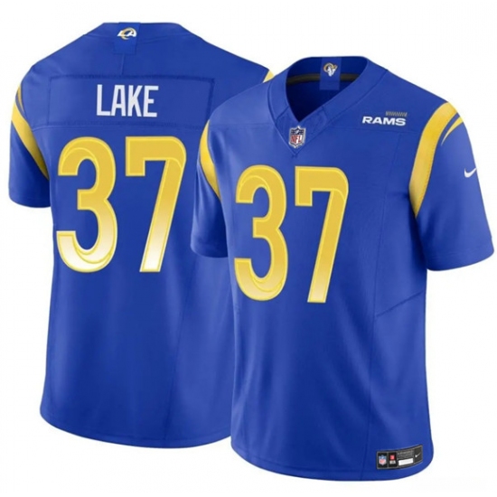 Men's Los Angeles Rams #37 Quentin Lake Blue 2025 F.U.S.E. Vapor Untouchable Football Stitched Jersey - Ujersey