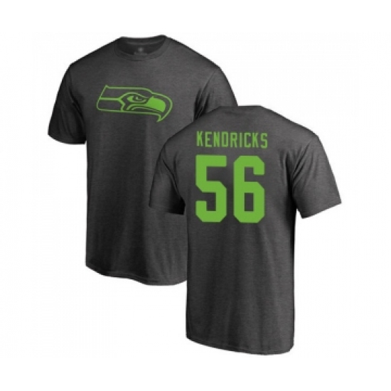 Football Seattle Seahawks #56 Mychal Kendricks Ash One Color T-Shirt - Ujersey