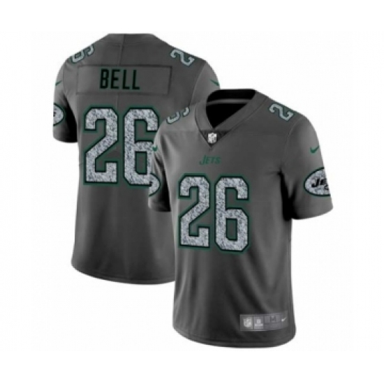 Men's New York Jets #26 Le'Veon Bell Limited Gray Static Fashion Limited Football Jersey - Ujersey