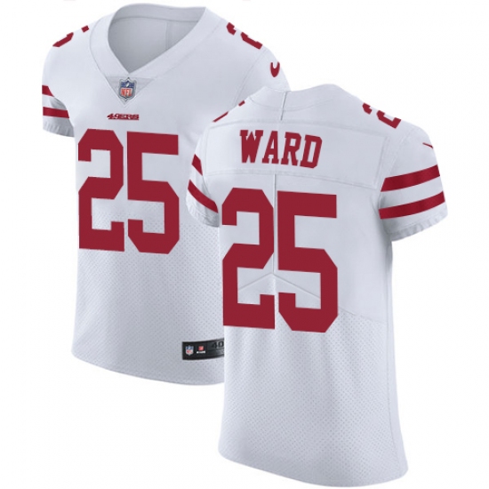 Men's Nike San Francisco 49ers #25 Jimmie Ward White Vapor Untouchable Elite Player NFL Jersey - Ujersey