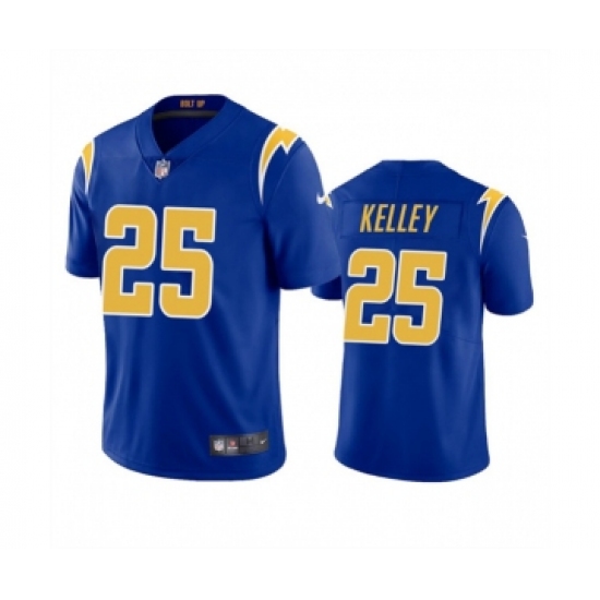 Men's Los Angeles Chargers #25 Joshua Kelley Royal Vapor Untouchable Limited Stitched Jersey - Ujersey