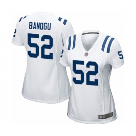 Women's Indianapolis Colts #52 Ben Banogu Game White Football Jersey - Ujersey