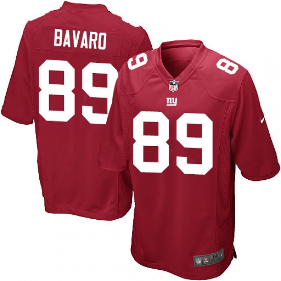 Men's Nike New York Giants #89 Mark Bavaro Game Red Alternate NFL Jersey - Ujersey