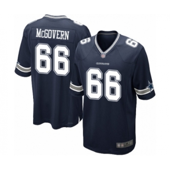 Men's Dallas Cowboys #66 Connor McGovern Game Navy Blue Team Color Football Jersey - Ujersey