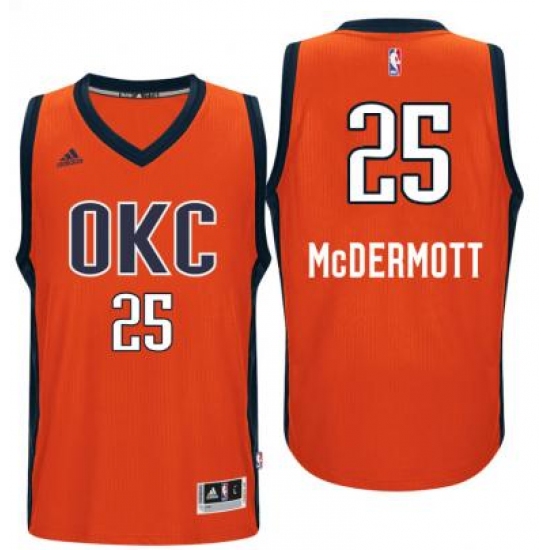 Men's Oklahoma City Thunder #25 Doug McDermott adidas Orange Player Swingman Jersey - Ujersey