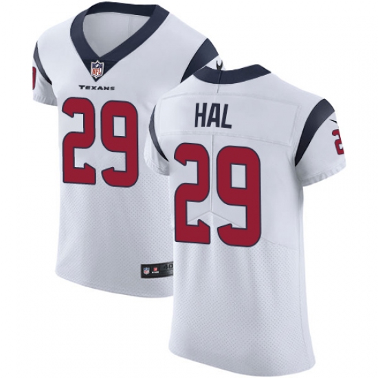 Men's Nike Houston Texans #29 Andre Hal White Vapor Untouchable Elite Player NFL Jersey - Ujersey